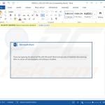 Emotet trojan-distributing MS Word document (sample 4)