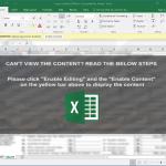 Excel file designed to inject Zloader malware into the system (2020-09-30)