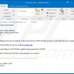 Spam email used to spread Cobalt Strike malware which injects FickerStealer into the system (sample 1)