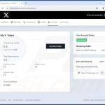 X Token Presale scam promoted fake cryptocurrency wallet 5