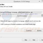 sweet-page.com browser hijacker installer sample 4