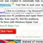browserprotector adware generating online ads sample 4
