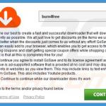 Deceptive free software installer used in GoSavenow distribution sample 2