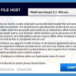 Deceitful free software installer used in GoSavenow adware distribution sample 3