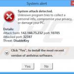 system defender generating fake security warning messages sample 4