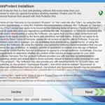 web protector adware installer sample 3