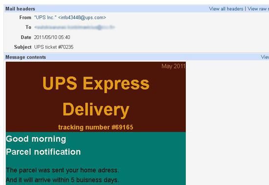 Ups Spam