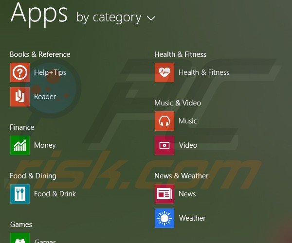 Show more apps in Apps view step 7