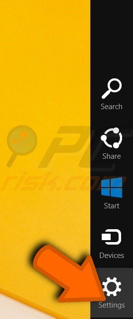 How to personalize lock screen background and profile picture in Windows 8.1 step 1