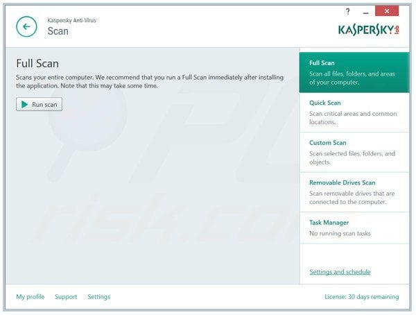 kaspersky antivirus 2015 clean interface