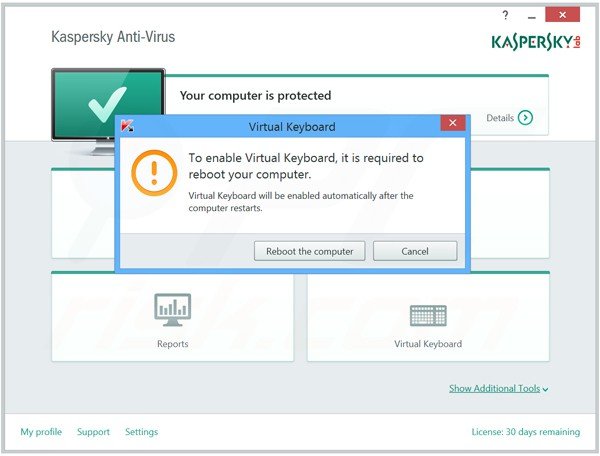 kaspersky antivirus 2015 virtual keyboard
