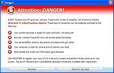 fake win 8 security system security alert