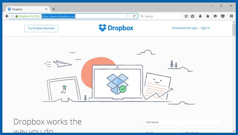 backup solution - dropbox