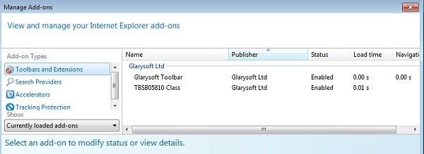 Glarysoft Toolbar