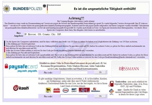 BundesPolizei Virus
