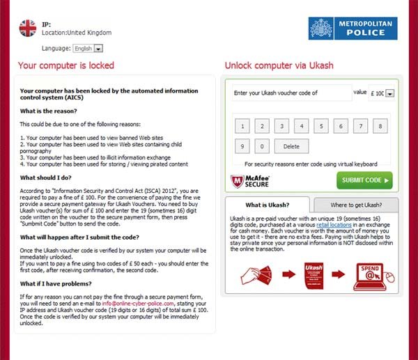 Metropolitan Police scam