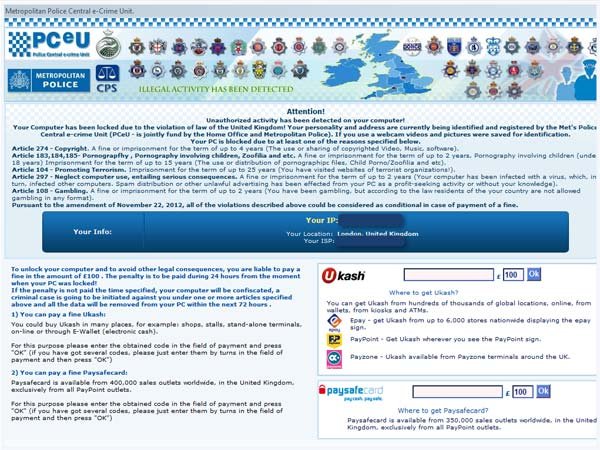 metropolitan police virus
