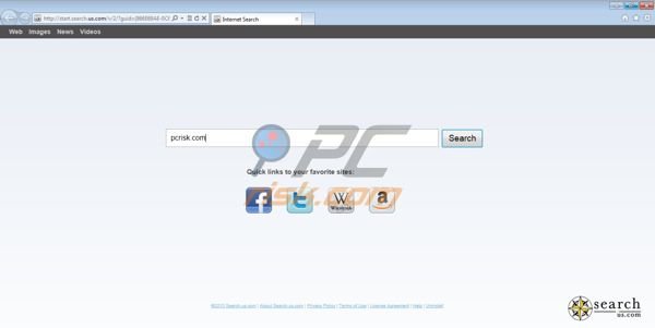 start.search.us homepage and new tab