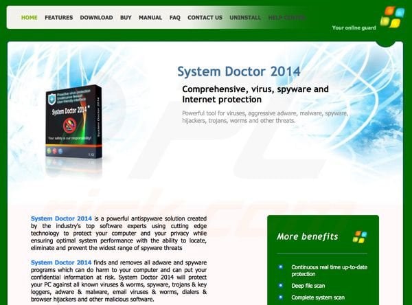 Sys-doctor.com malicous website distributing System Doctor 2014 rogue