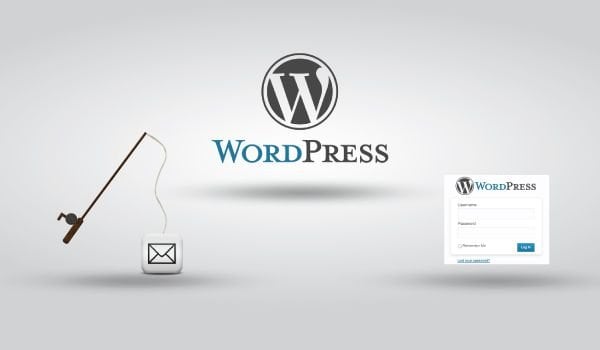 Wordpress phishing using targeted spam