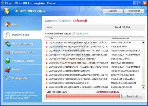 XP Anti-Virus 2013