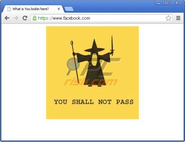 You shall not pass virus