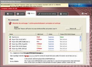 malware protection center
