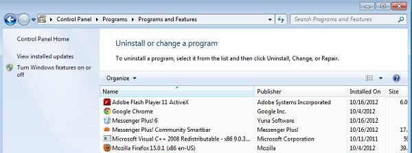 messenger plus community toolbar uninstall