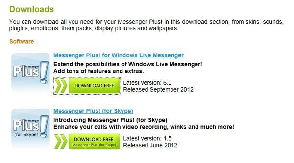 messenger plus download screenshot