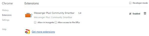 messenger plus community toolbar google chrome