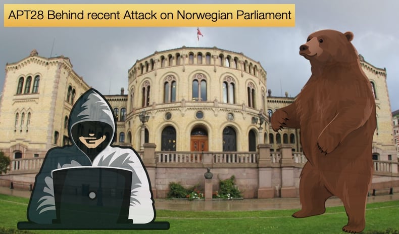 apt28 behing norwegian parliament attack