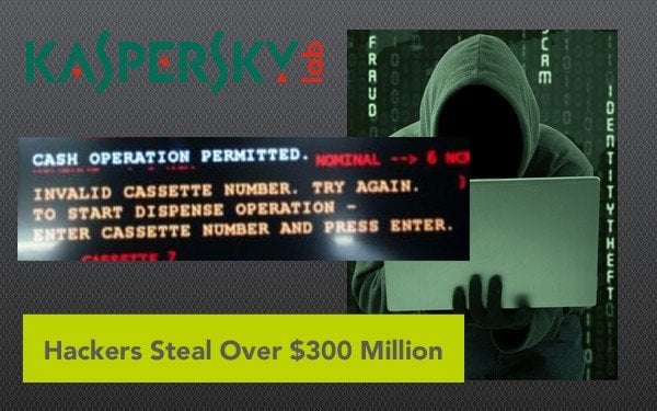 hackers steal over 300 million