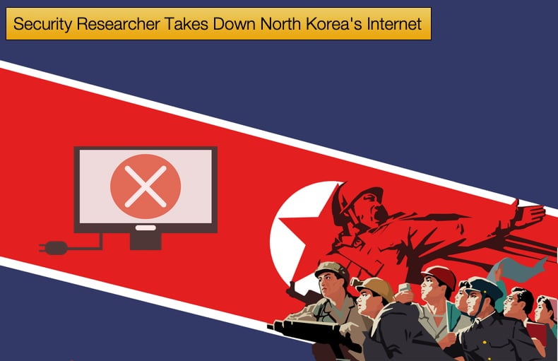 Security Researcher Takes Down North Korea's Internet