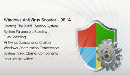 Windows Antivirus Booster loading screen