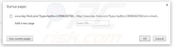 Removing key-find.com from Google Chrome homepage