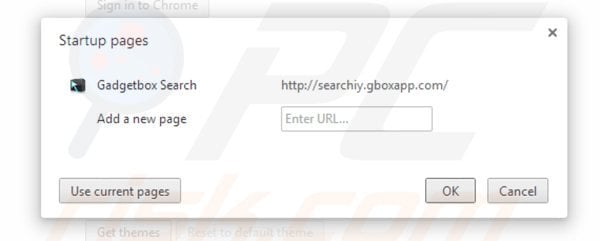 Removing searchiy.gboxapp.com from Google Chrome homepage
