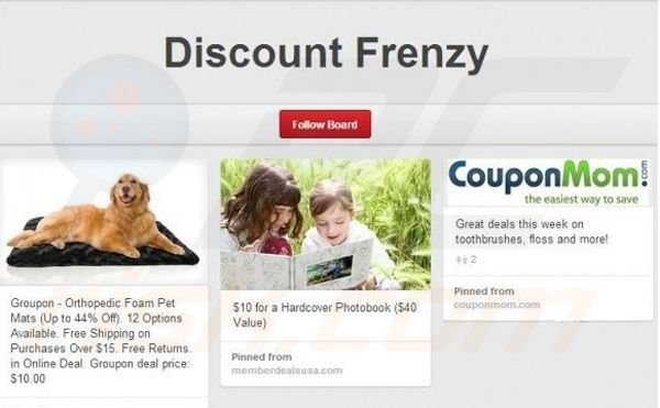 Discount Frenzy adware