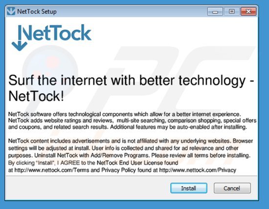 nettock adware installer