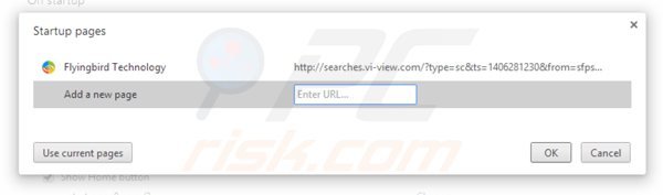 Removing searches.vi-view.com from Google Chrome homepage