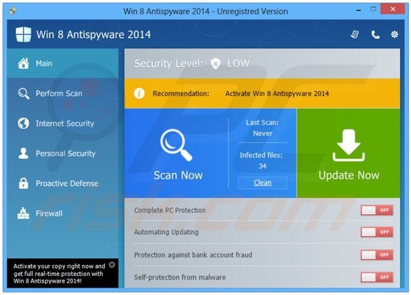 win 8 antispyware 2014 fake antivirus program