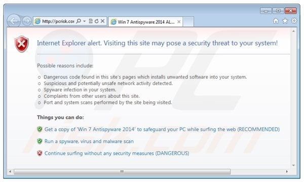 win7 Antivirus 2014 blocking Internet access