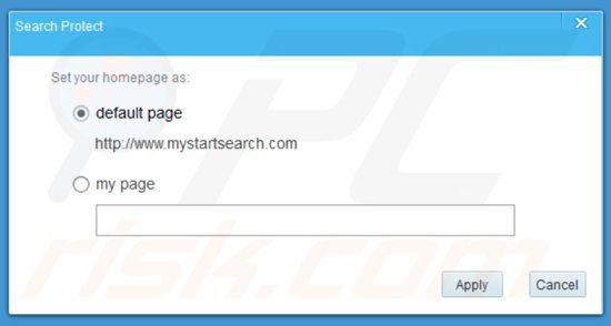 mystartsearch.com search protect app
