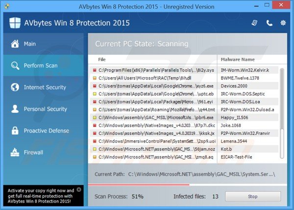 avbytes win8 protection 2015 performing a fake computer security scan