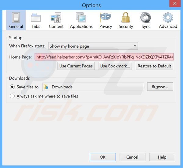 Removing showpass smartbar from Mozilla Firefox homepage