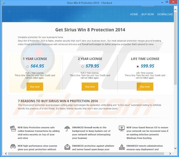 sirius win 8 protection 2014 rogue payment website