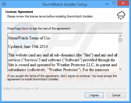 stormwatch adware installer setup
