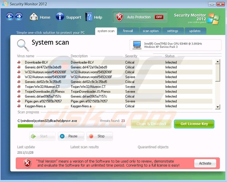 Security Monitor 2012 rogue program