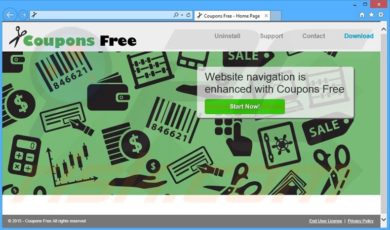 Coupons Free adware