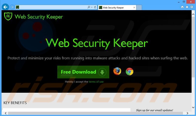 Web Security Keeper adware