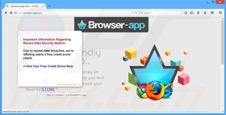 BrowserPro App adware